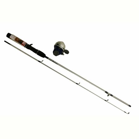 WORLDWIDE SOURCING Spincast Fishing Rod & Reel Combo With Tackle Box RTSCKK,10,BP4